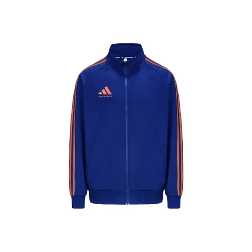 Adidas Сине-оранжевая унисекс куртка