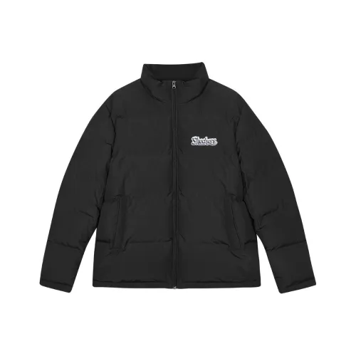 Skechers Colorful Пуховик Унисекс Угольный Черный