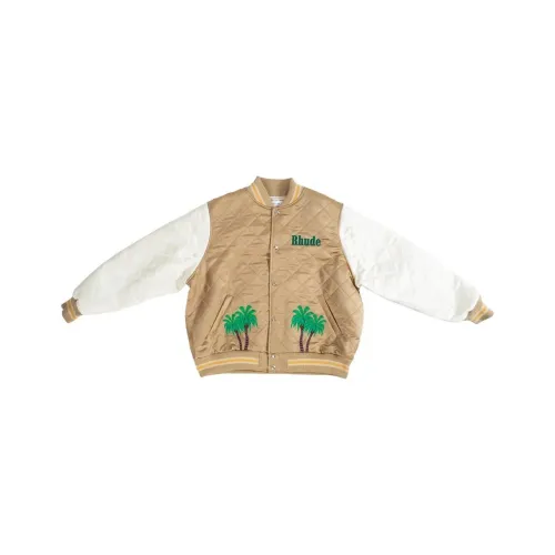 Rhude Коричневый Унисекс Бейсбольная Джерси