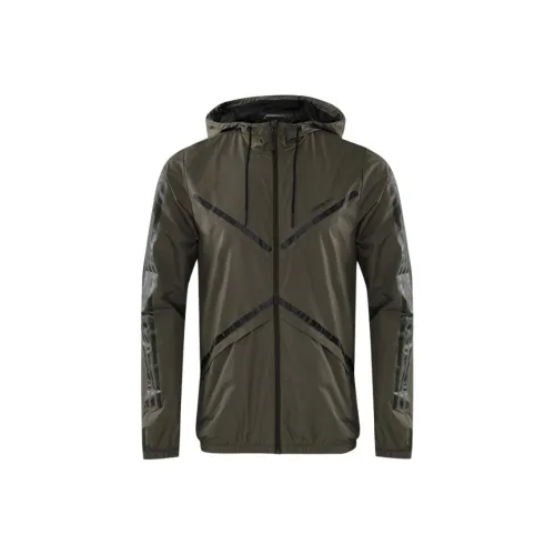 Adidas Neo Athleisure Series Куртки и пальто Мужской Армейский зеленый