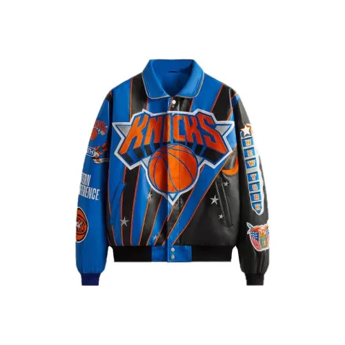 Kith X New York Knicks Co Фирменный черный синий унисекс куртки