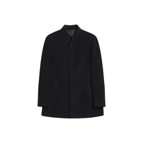 K BOXING Черное мужское пальто