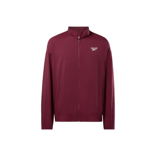 Reebok Identity Track Куртка Куртки Пальто Мужской Каштановый Красный