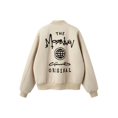 MOONWAV Бейсбольная куртка Пальто Унисекс