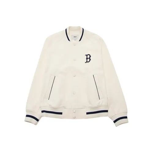 MLB SS24 Бейсбольная куртка Унисекс Кремовый