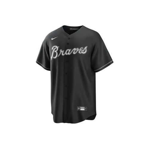 Бейсбольная куртка Nike x MLB Atlanta Braves Ronald Acuña Jr. размер 13 мужской черный