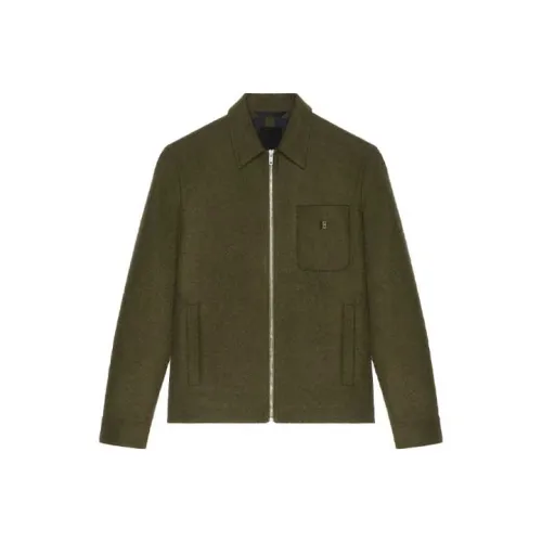 GIVENCHY FW23 Куртки и Пальто Мужской Зеленый