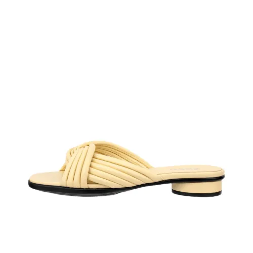 Ecco Аbrasion Resistant Слипоны Женские Желтые