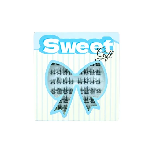 KULESI Перо Веер Маленькие звезды-близнецы Накладные ресницы Естественный Увеличение Длина Стиль