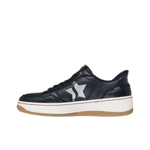 Skechers Sport Court 2,0 Low Top Скейтборд Кроссовки Женские Черные