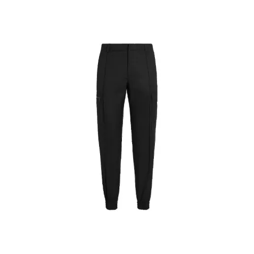 Ermenegildo Zegna Черные Мужские Карго Брюки