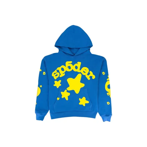 Sp5der Синий Мужской Свитшот