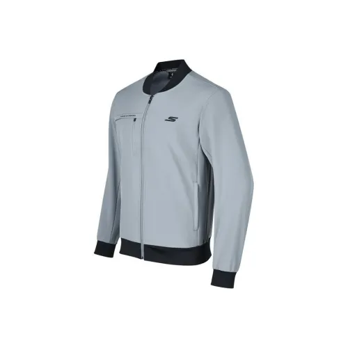 Skechers Basic Sports Series Куртки и пальто Мужские Ветреный серый