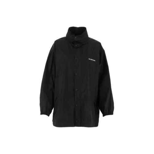 Balenciaga W21 Тренчкот Мужской Черный