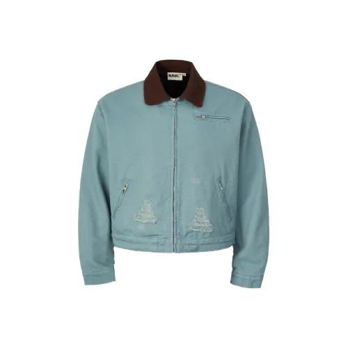 RUSURE Куртки Пальто Унисекс Небесно-Синий