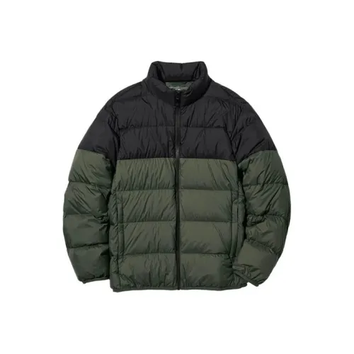UNIQLO Оливковый Мужской Пуховик