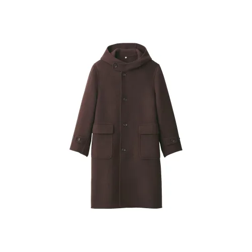 MUJI LABO series Пальто Мужское Темно-коричневый