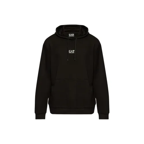 EMPORIO ARMANI EA7 FW24 Толстовка Мужской Черный