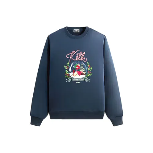 KITH FW24 Свитшот Унисекс Синий