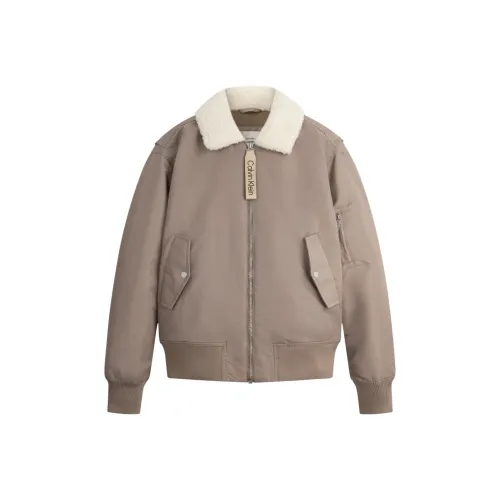 Calvin Klein Хлопковый пуховик Мужской Earth коричневый