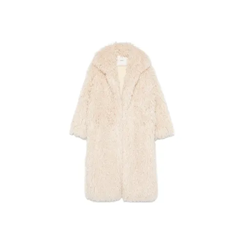 NANUSHKA FW24 Velvet Feel Пальто Мужское Айвори