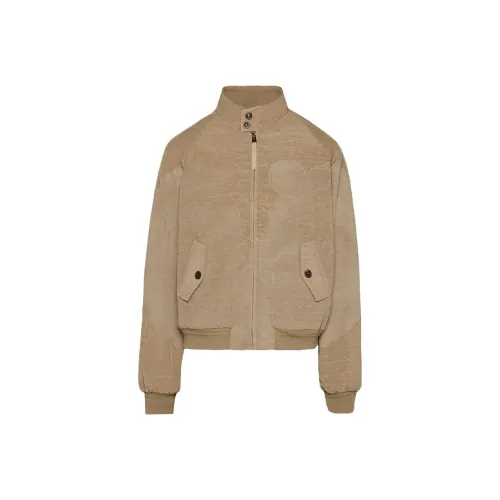 Maison Margiela FW23 Холст Наплечники Куртка Куртки и Пальто Мужской Коричневый