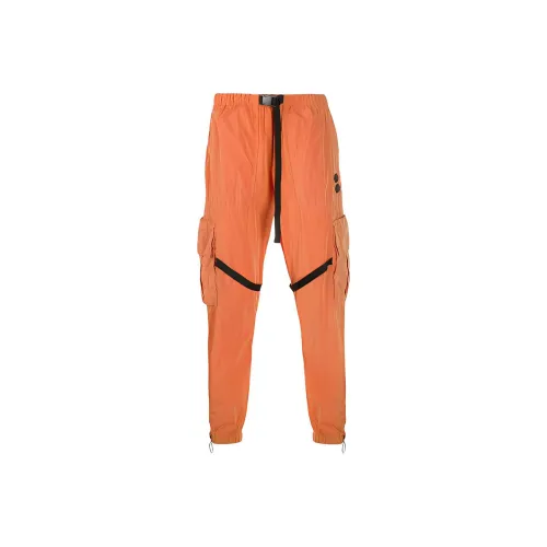 OFF Белый FW19 Апельсин Мужские Карго Брюки