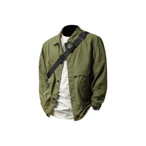 Seasonal Words Куртки и Пальто Мужской Зеленый