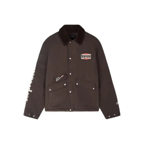 REPRESENT Utility CARPENTER Куртка Куртки Пальто Мужской Винтаж Коричневый