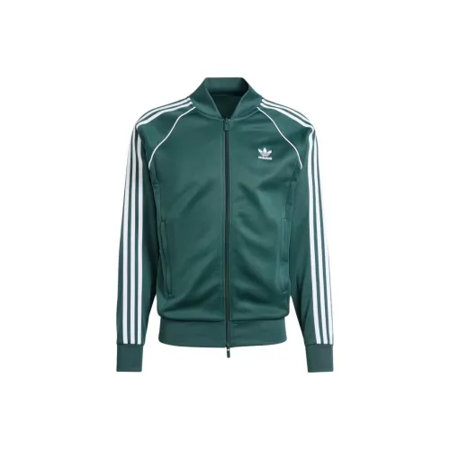 Adidas Originals ADICOLOR CLASSICS SST TRACK Куртка Куртки Пальто Мужской Минеральный Зеленый