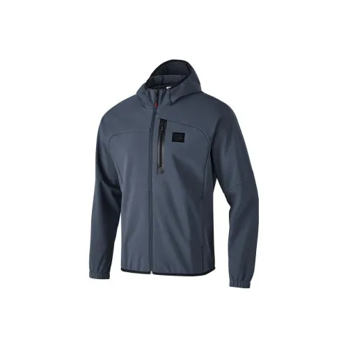 Skechers Куртки и Пальто Мужской Тень Серый