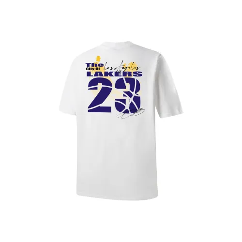 NBA Los Angeles Lakers Команда Culture Collection T-Shirt Унисекс Белый