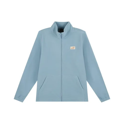 361° Wujie Бархат Feel Куртка Унисекс Остров Серо-голубой