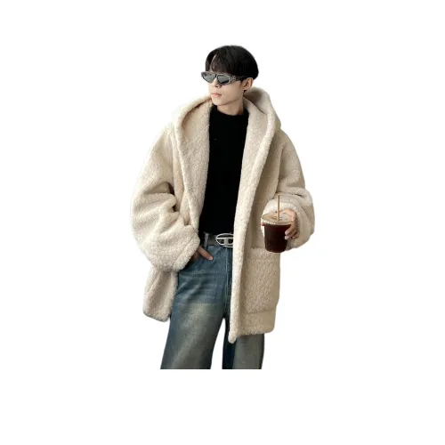 SOCKKEY Бархат Feel Пальто Унисекс Абрикос