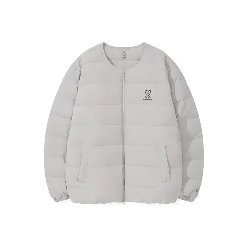 Wacky Willy FW24 Down Jacket Unisex Light Gray Wacky Willy FW24 Пуховик Унисекс Светлый Серый