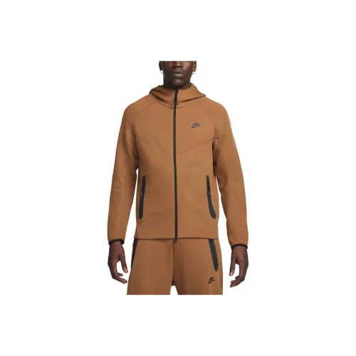 nike Sportswear Tech Fleece WINDRUNNER Куртки и Пальто Мужской Коричневый