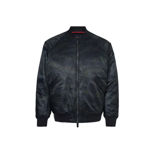 Джордан Хлопковый пуховик Мужской Черный