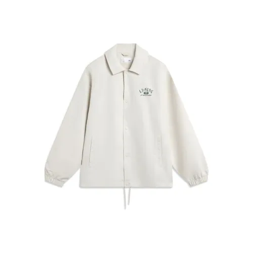 LINING Ruffle Sports Fashion Collection Куртки Пальто Унисекс Silver Birch Серый