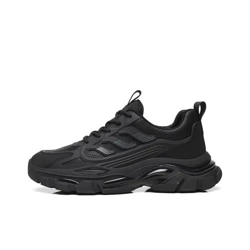 POPULAR ROUSE PR Дышащий Низкий Топ Повседневная Обувь Мужская Черная