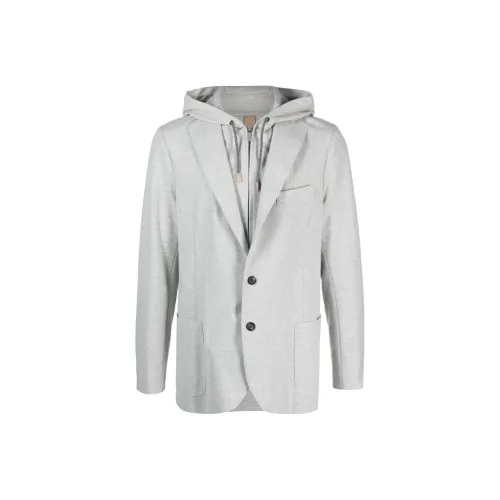 Eleventy FIRSTCLASS Made IN Italy Куртки Пальто Мужской Серый