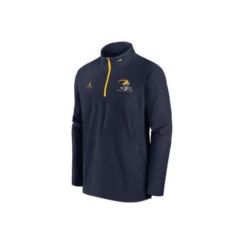 nike MichiganCollege Wolverines Sideline COACH JACKET Мужской Морской синий