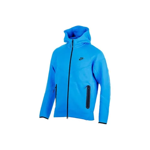 nike Full Zip Hoodie Куртки и пальто Мужской Синий