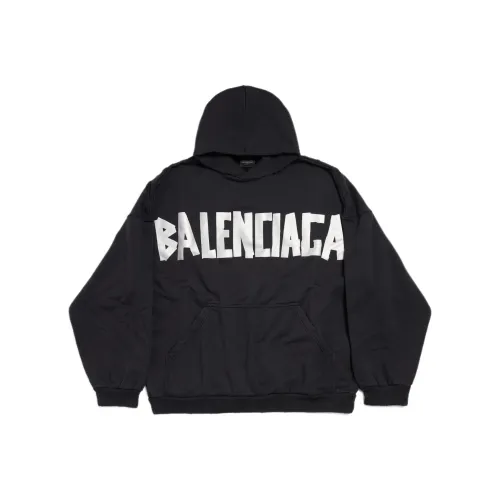 Balenciaga Свитшот Регулярный крой Унисекс Черный