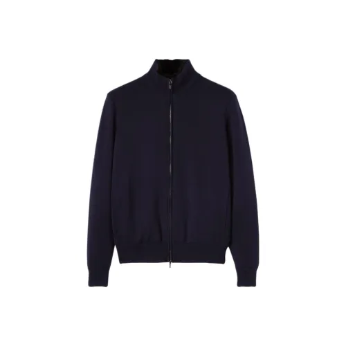 Loro Piana Темно-синие мужские куртки