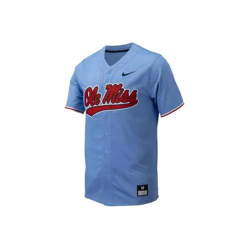 nike Ole MISS Бейсбольная куртка Мужская Синяя