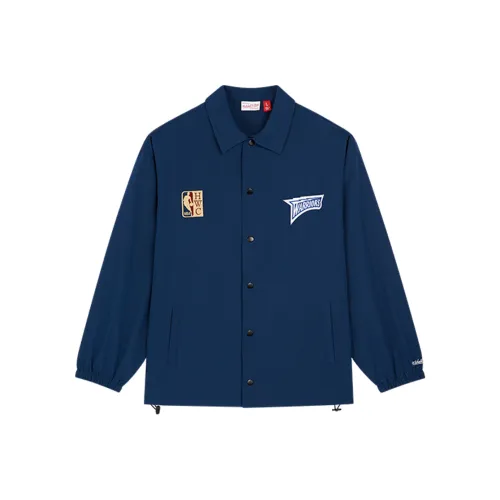 MITCHELL NESS x NBA Golden State Warriors Куртка Унисекс Темно-синий