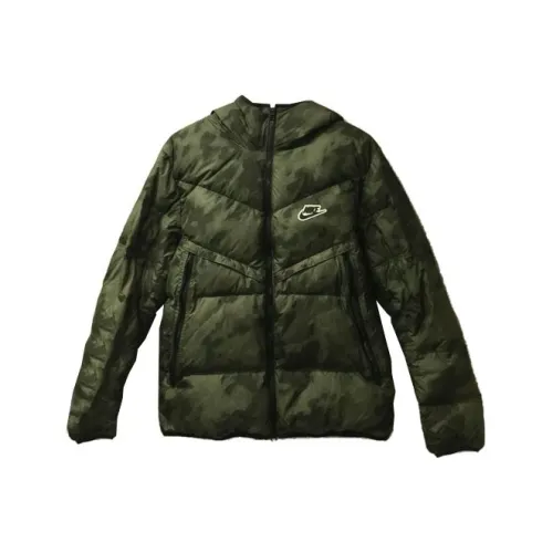 Nike Зеленый Мужской Пуховик