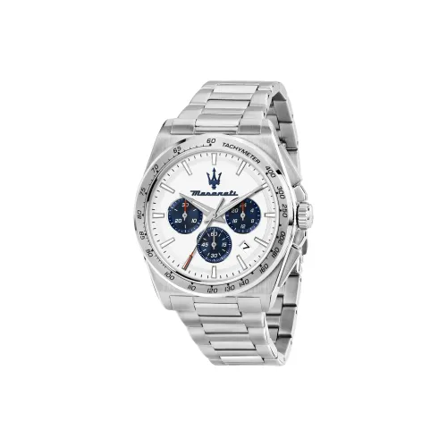 Maserati Кварцевый механизм Мужские часы 43 мм Белый