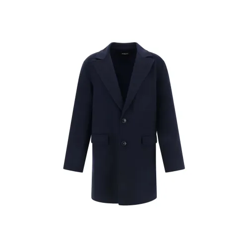 KITON Синий Мужской Пальто