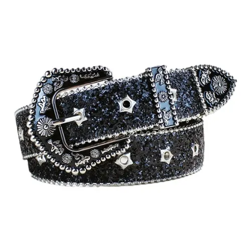 JKEM Ремни из ПУ (полиуретана) кожа унисекс 3,8 см